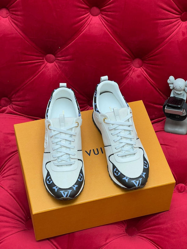 LV Run Away Trainer 60mm White Calfskin