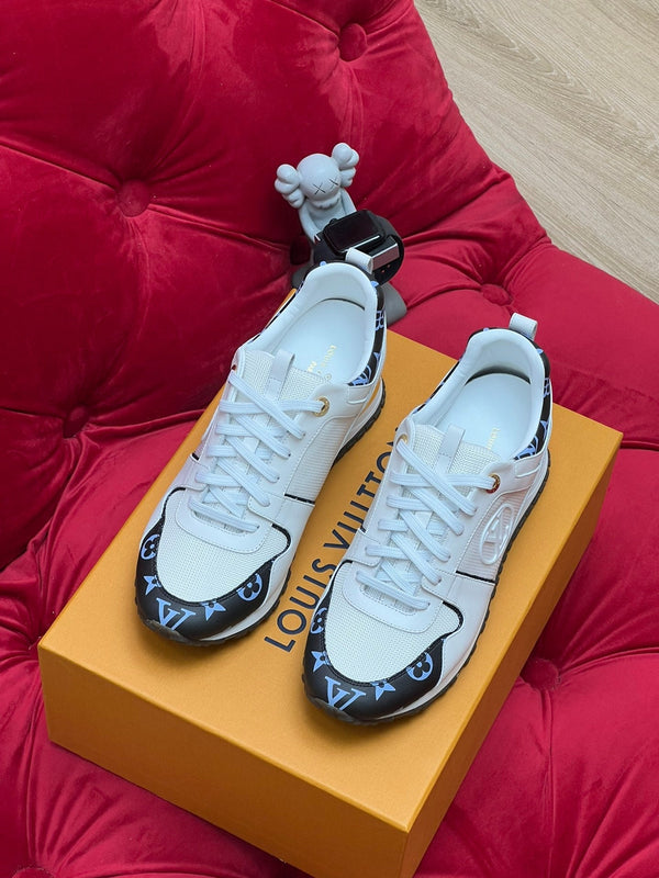 LV Run Away Trainer 60mm White Calfskin