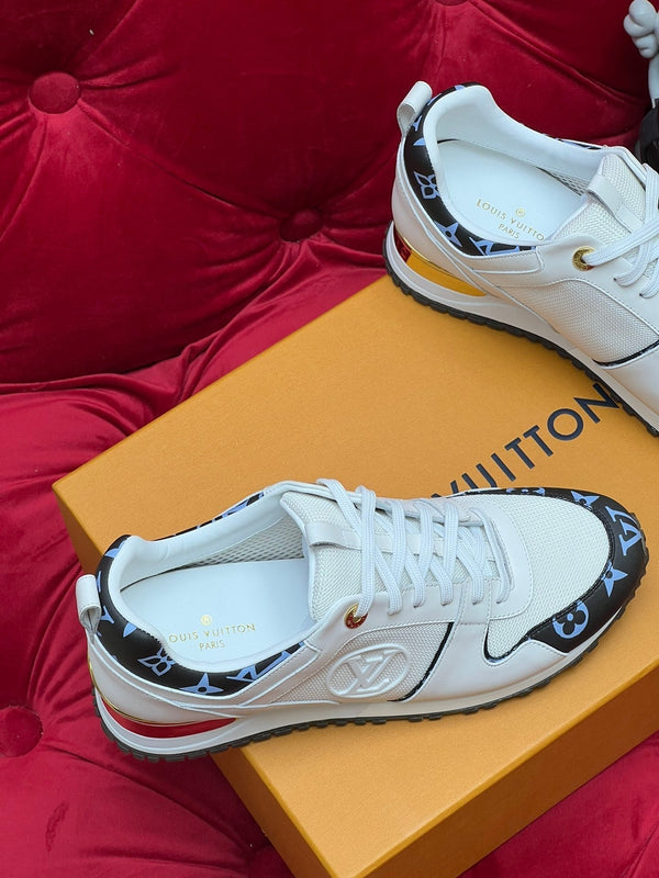 LV Run Away Trainer 60mm White Calfskin