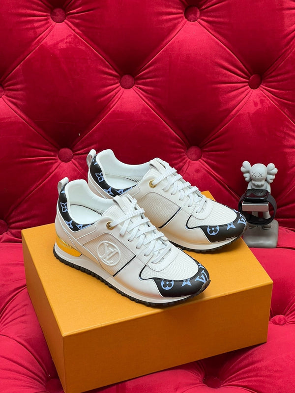 LV Run Away Trainer 60mm White Calfskin
