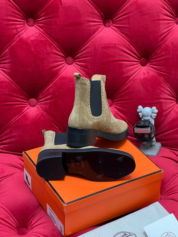 HM Findlay Ankle Boot Beige Light Brown Suede 969358