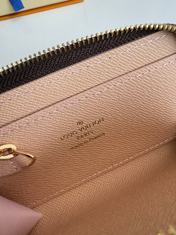 LV Noa Key Holder Pink Monogram Canvas 221547