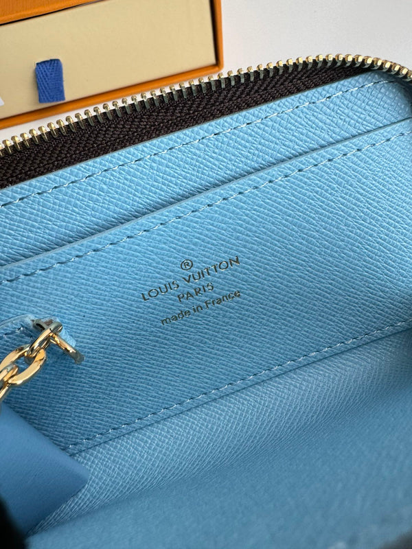 LV Noa Key Holder Blue Monogram Canvas 221548