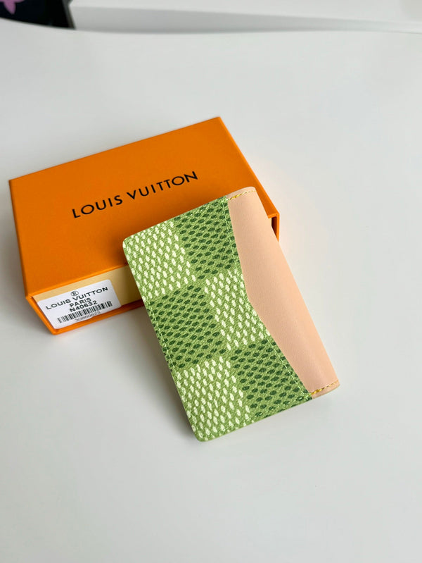 LV x Tyler Pocket Organizer Green Damier Golf Canvas 221435