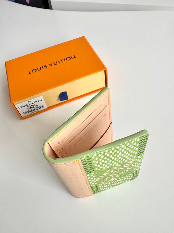 LV x Tyler Pocket Organizer Green Damier Golf Canvas 221435