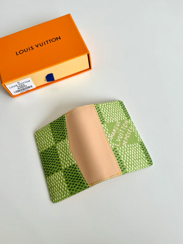 LV x Tyler Pocket Organizer Green Damier Golf Canvas 221435