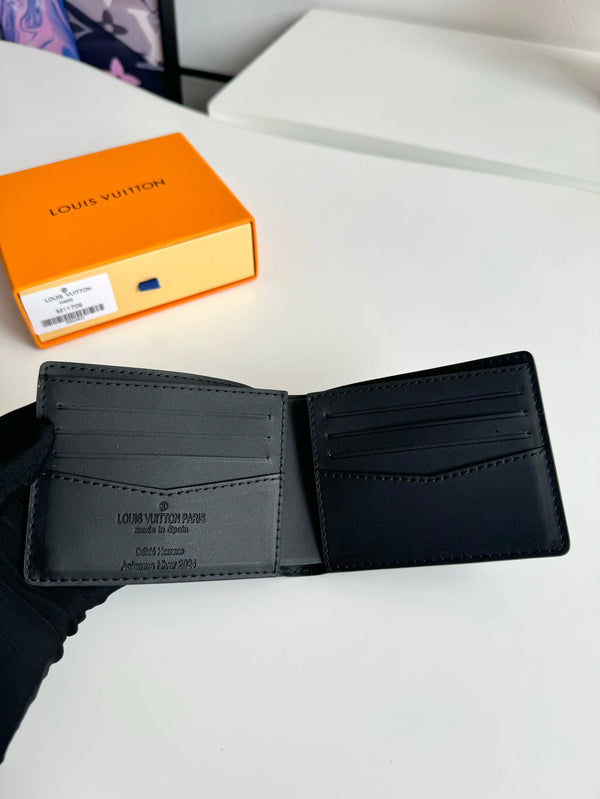 Portafoglio sottile LV Autres Cuirs in pelle monogramma sbiadita 221268