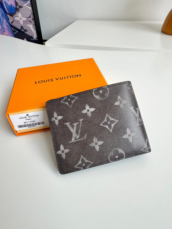 Portafoglio sottile LV Autres Cuirs in pelle monogramma sbiadita 221268