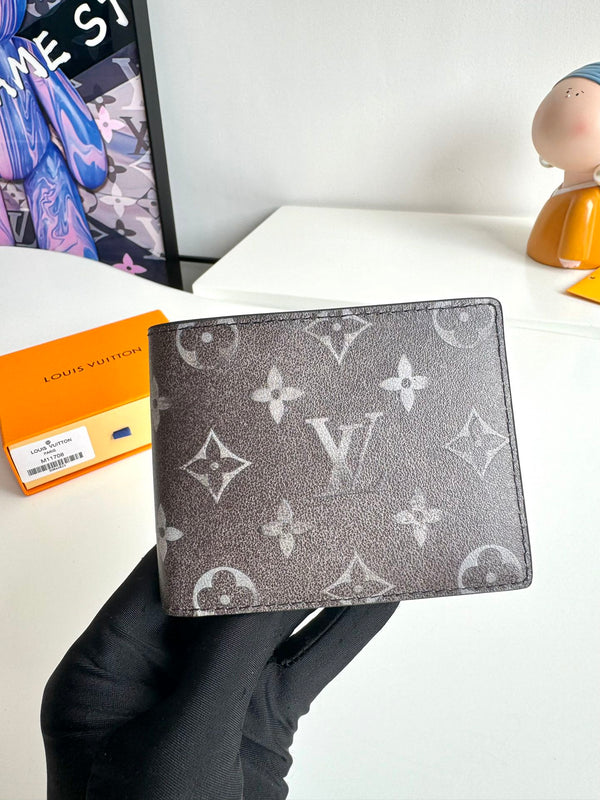 Portafoglio sottile LV Autres Cuirs in pelle monogramma sbiadita 221268