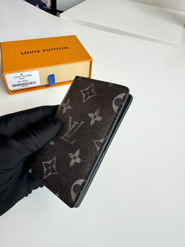 LV Autres Cuirs Pocket Organizer Brown Faded Monogram Leather 221269