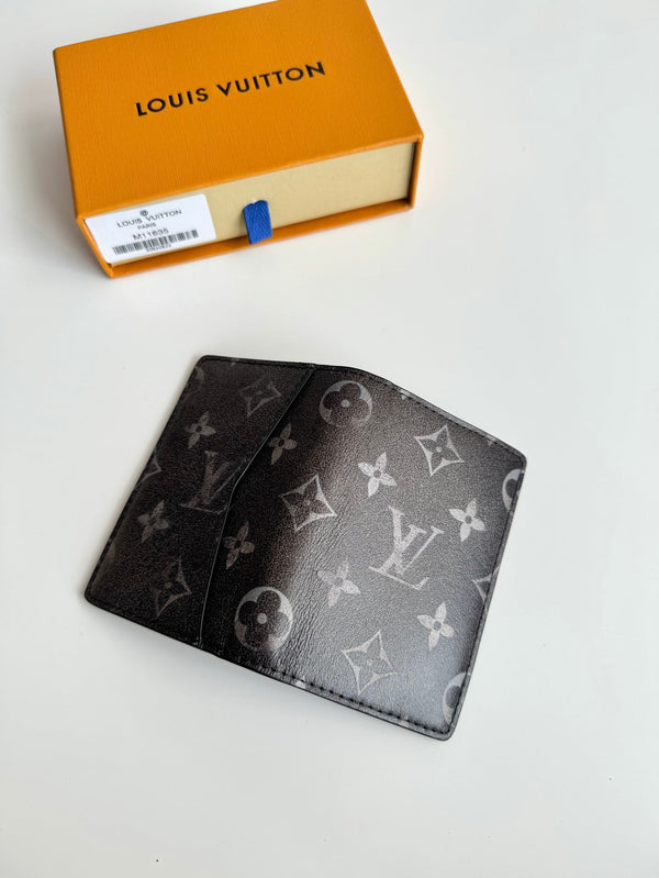 LV Autres Cuirs Pocket Organizer Brown Faded Monogram Leather 221269