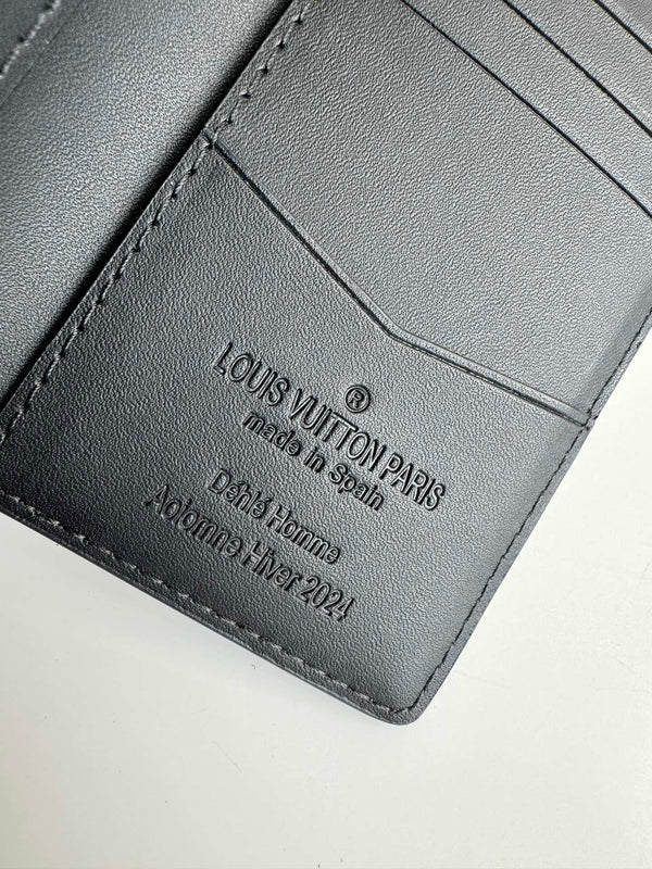 LV Autres Cuirs Pocket Organizer Brown Faded Monogram Leather 221269