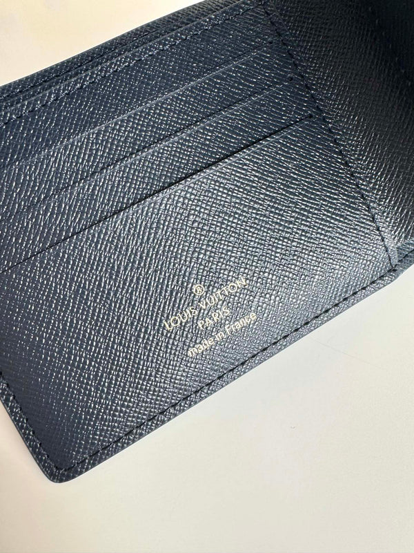 LV Multiple Wallet Ink Blue Monogram Canvas 221271