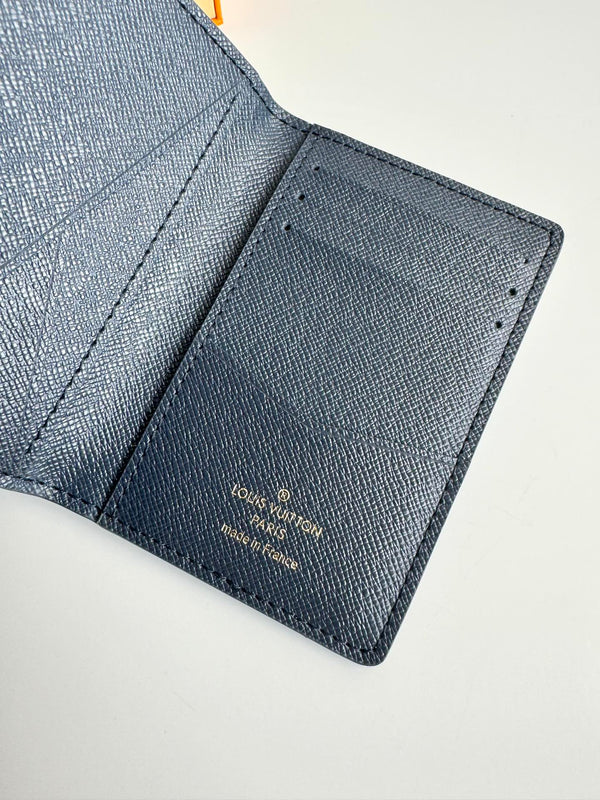 LV Pocket Wallet Ink Blue Monogram Canvas 221272