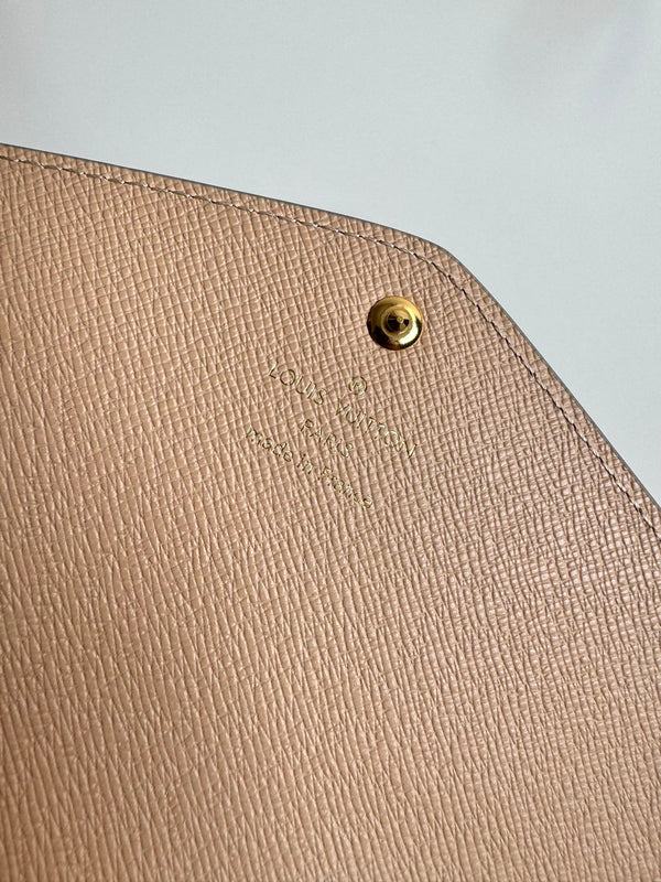 Portafoglio LV Sarah Trianon grigio tela monogramma GHW 221281