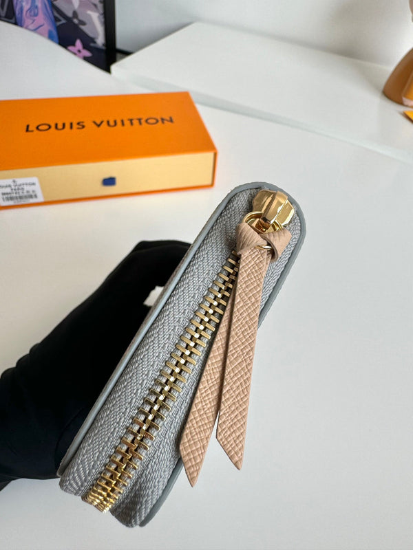 LV Clemence Wallet Trianon Gray Monogram Canvas GHW 221282