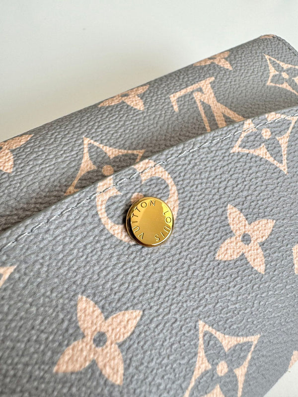 Portafoglio LV Emilie Trianon Grey Monogram Canvas GHW 221283
