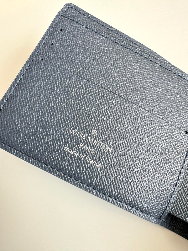 LV Multiple Wallet Navy Blue Monogram Gradient Canvas 221313