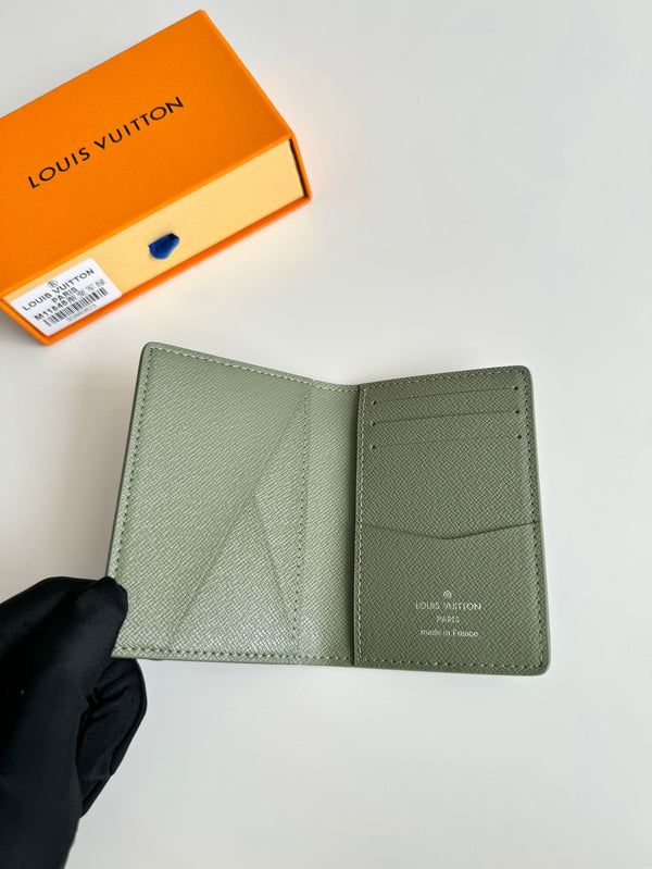LV Pocket Wallet Green Monogram Gradient Canvas 221317