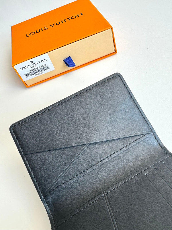 LV Pocket Organizer Black Epi XL Cowhide Leather 221320