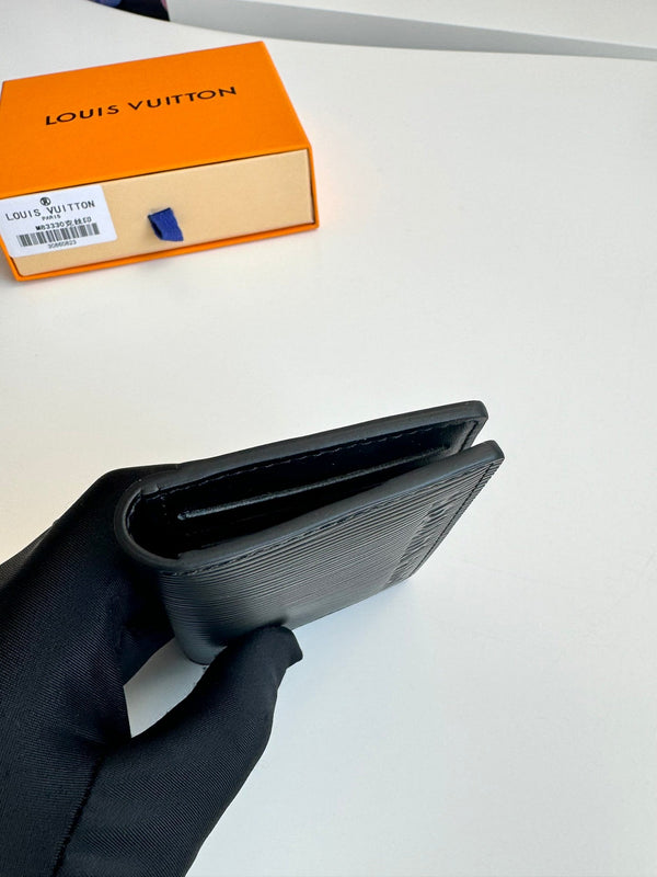 LV Pocket Organizer Black Epi XL Cowhide Leather 221320