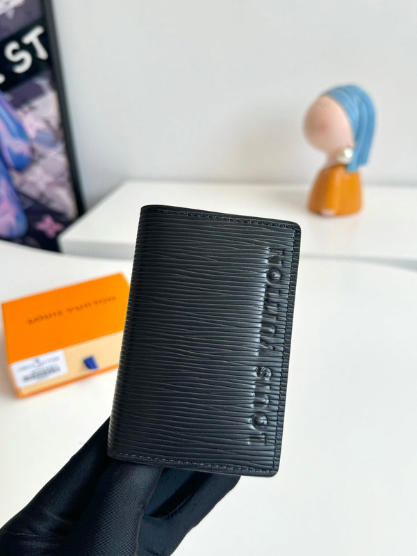 LV Multiple Wallet Black Epi XL Cowhide Leather 221320