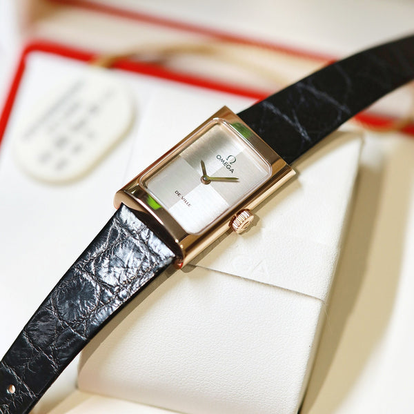 Omega De Ville 26.12mm Silver White Dial