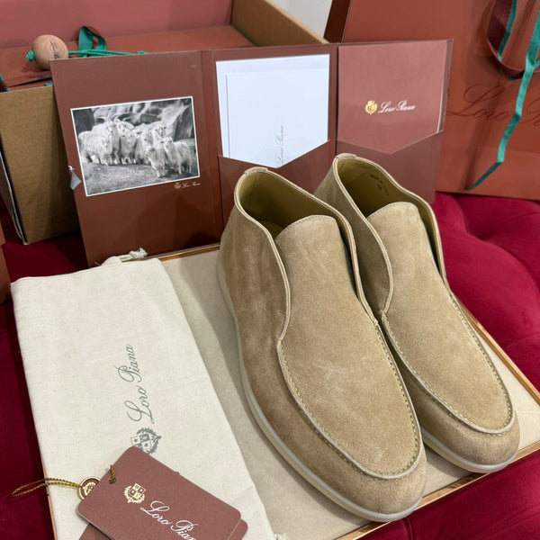 Stivaletto LP Open Walk in pelle scamosciata marrone chiaro 978060