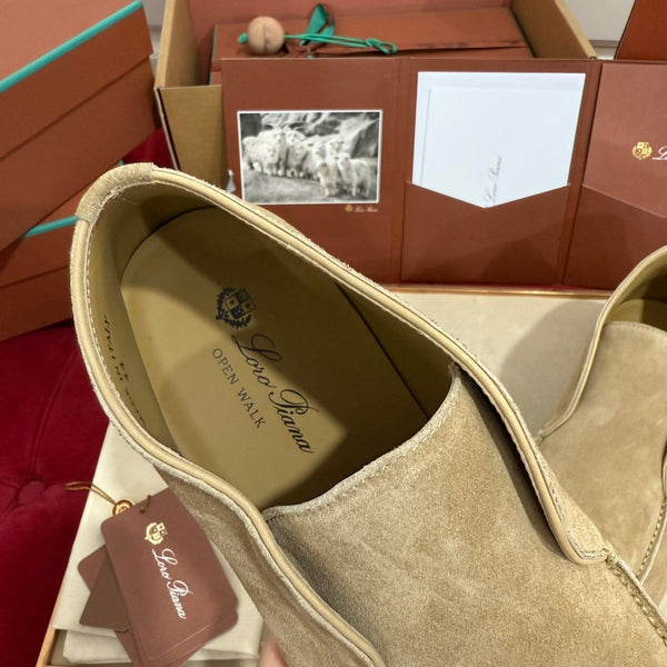 Stivaletto LP Open Walk in pelle scamosciata marrone chiaro 978060