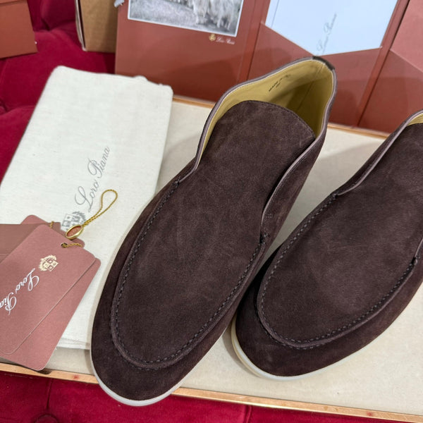 Stivaletto LP Open Walk in pelle scamosciata marrone cioccolato 978064