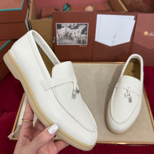 LP 25C Summer Charms Walk Loafer White Calfskin 212599