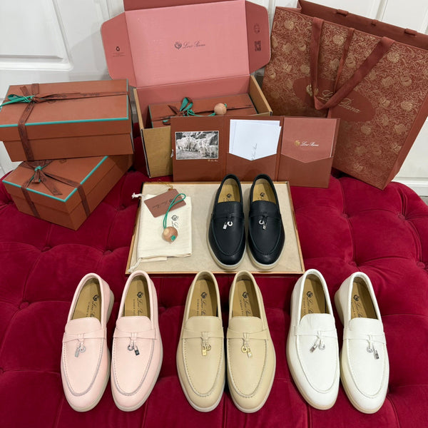 LP 25C Summer Charms Walk Loafer White Calfskin 212599