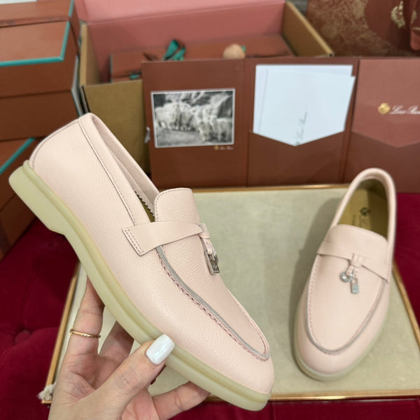 LP 25C Summer Charms Walk Loafer Plum Flower Calfskin 212598