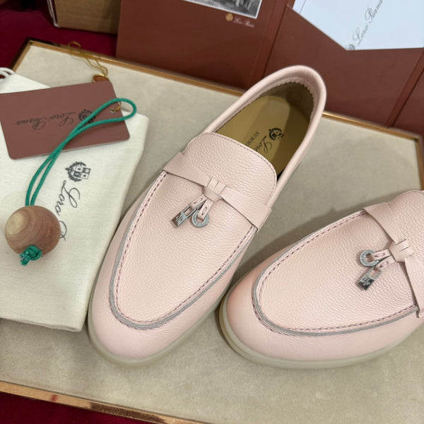 LP 25C Summer Charms Walk Loafer Plum Flower Calfskin 212598