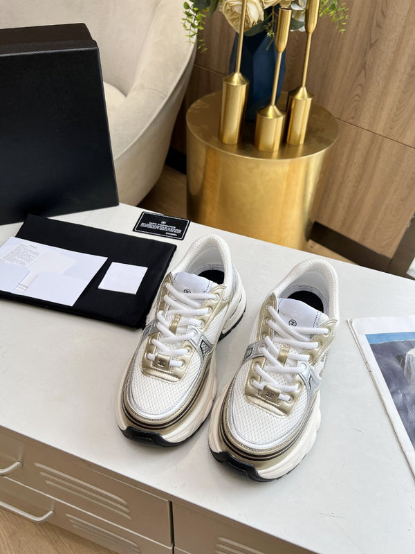 cc trainer nero oro vitello maglia bianca