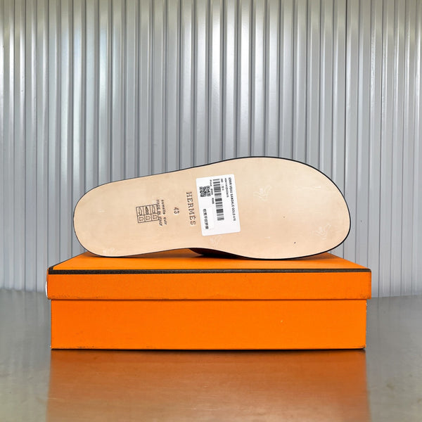 HM Men's Izmir Slide White Mix Blue Cowhide 588512