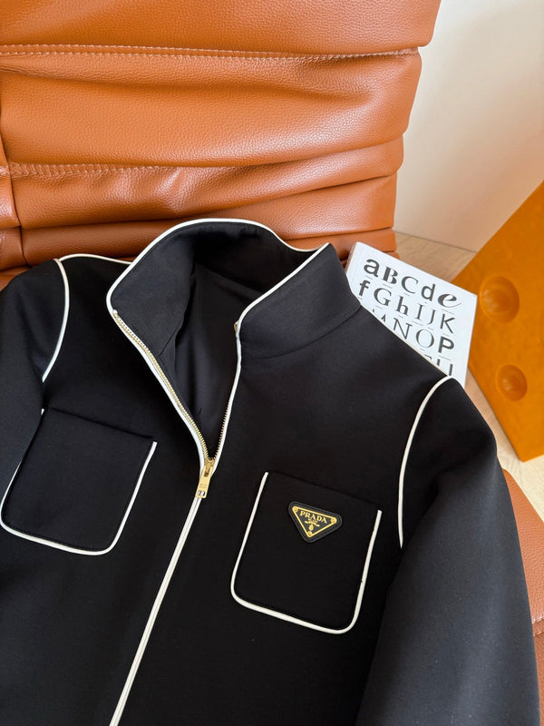 Veste Prada 2025 Coton et Acétate Noir et Blanc