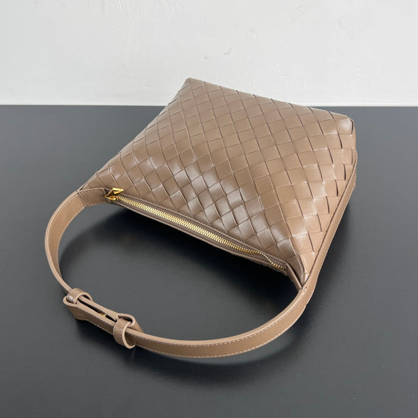 BORSA WALLACE 22 IN PELLE DI VITELLO MARRONE