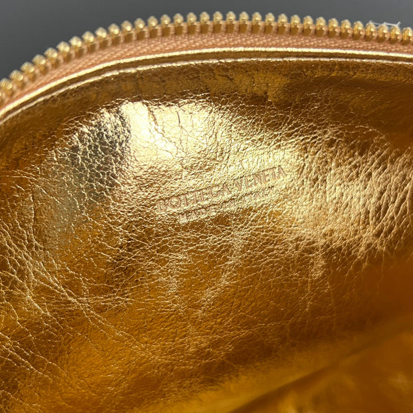 BORSA WALLACE 22 IN PELLE DI VITELLO METALLIZZATA ORO