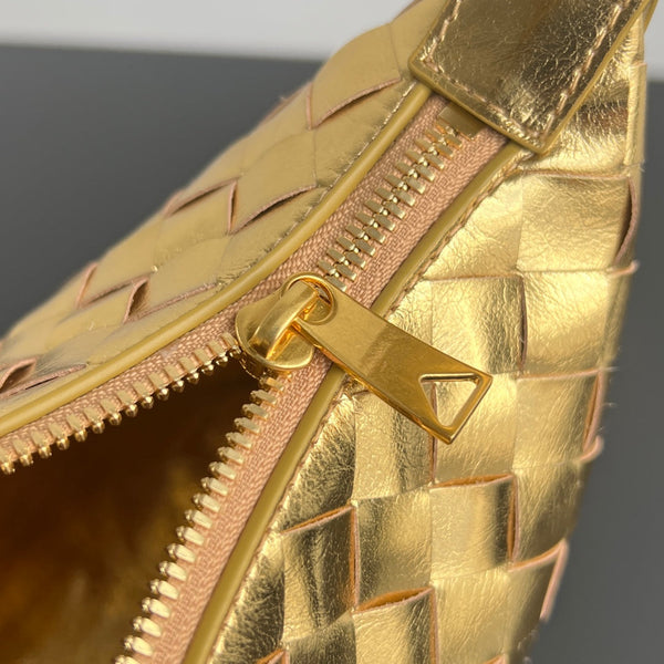 BORSA WALLACE 22 IN PELLE DI VITELLO METALLIZZATA ORO