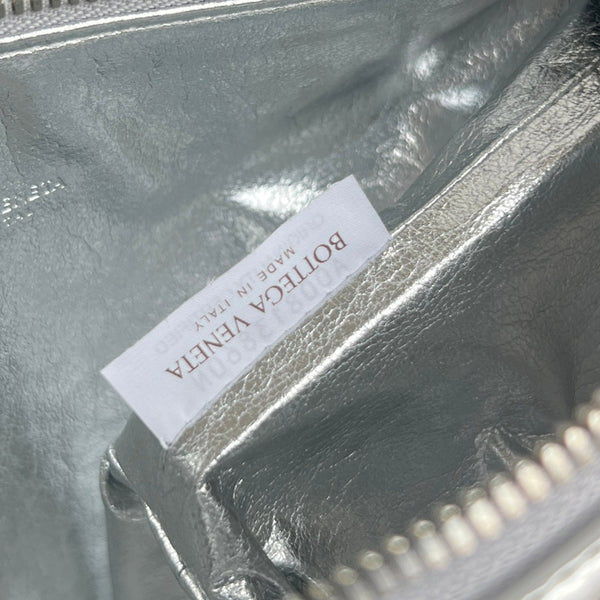 BORSA WALLACE 22 IN PELLE DI VITELLO METALLIZZATA ARGENTO