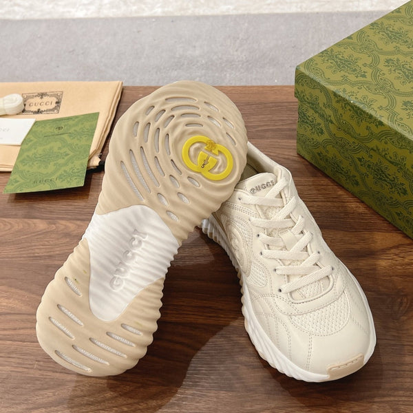 GG RIPPLE SNEAKER cream