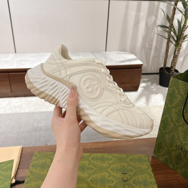 GG RIPPLE SNEAKER cream