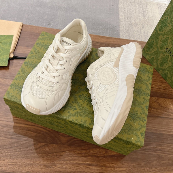 GG RIPPLE SNEAKER cream