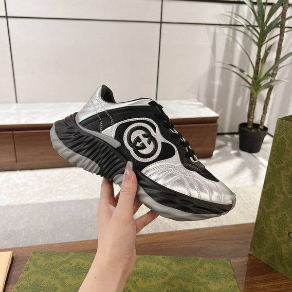GG RIPPLE SNEAKER BLACK Silver