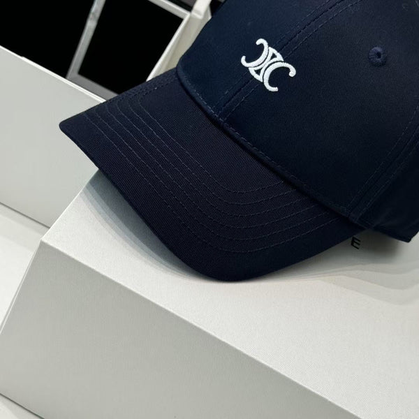 Celin Cap Blue Charcoal Cotton Fabric 210406