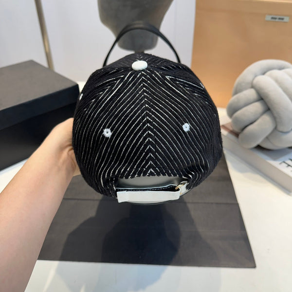 Celin Cap Black Cotton Fabric 210412