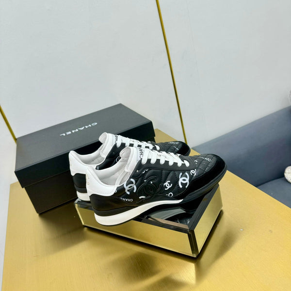 CC 25s Sneaker Black Leather With Velvet 297810