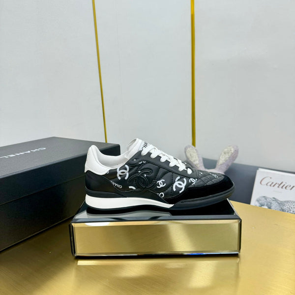 CC 25s Sneaker Black Leather With Velvet 297810