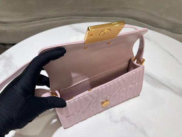 CD 2026 Miss Dior Flap Bag 18cm Calfskin